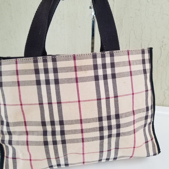 BURBERRY Beautiful Vintage Tote Signature London - Picture 13 of 16